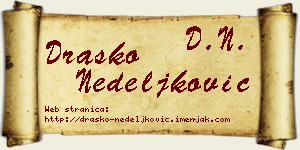 Draško Nedeljković vizit kartica